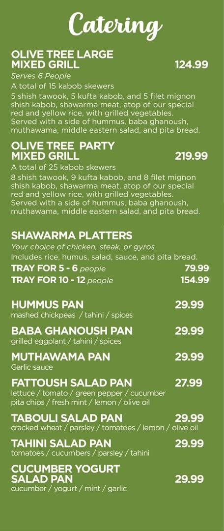 Olive Tree Mediterranean Cuisine
