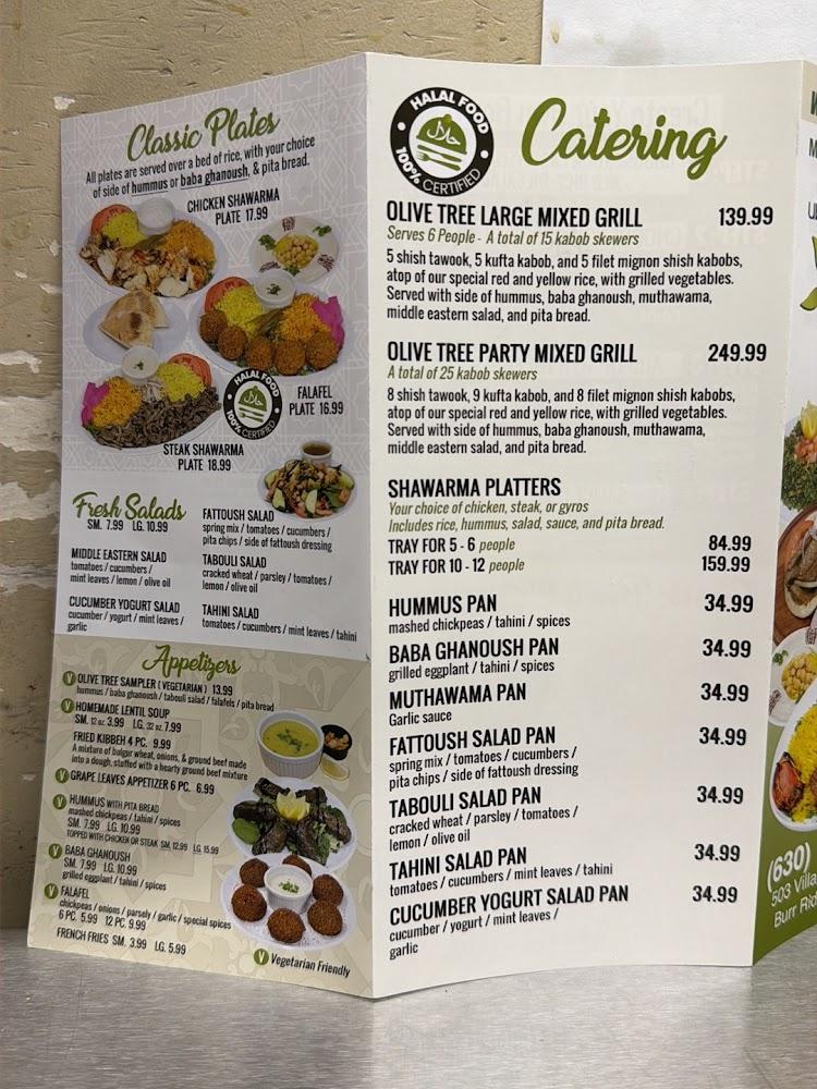 Olive Tree Mediterranean Cuisine Menu image 2